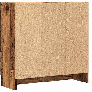 Bücherschrank Altholz-Optik, 82,5 cm