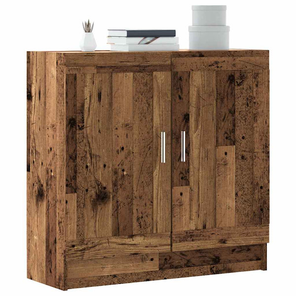Bücherschrank Altholz-Optik, 82,5 cm