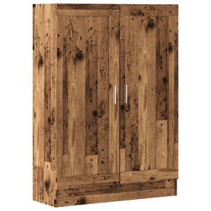 Bücherschrank Altholz-Optik, 115 cm hoch