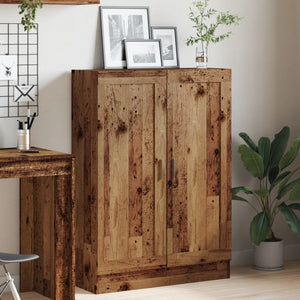 Bücherschrank Altholz-Optik, 115 cm hoch