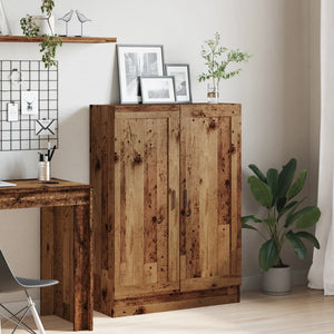 Bücherschrank Altholz-Optik, 115 cm hoch