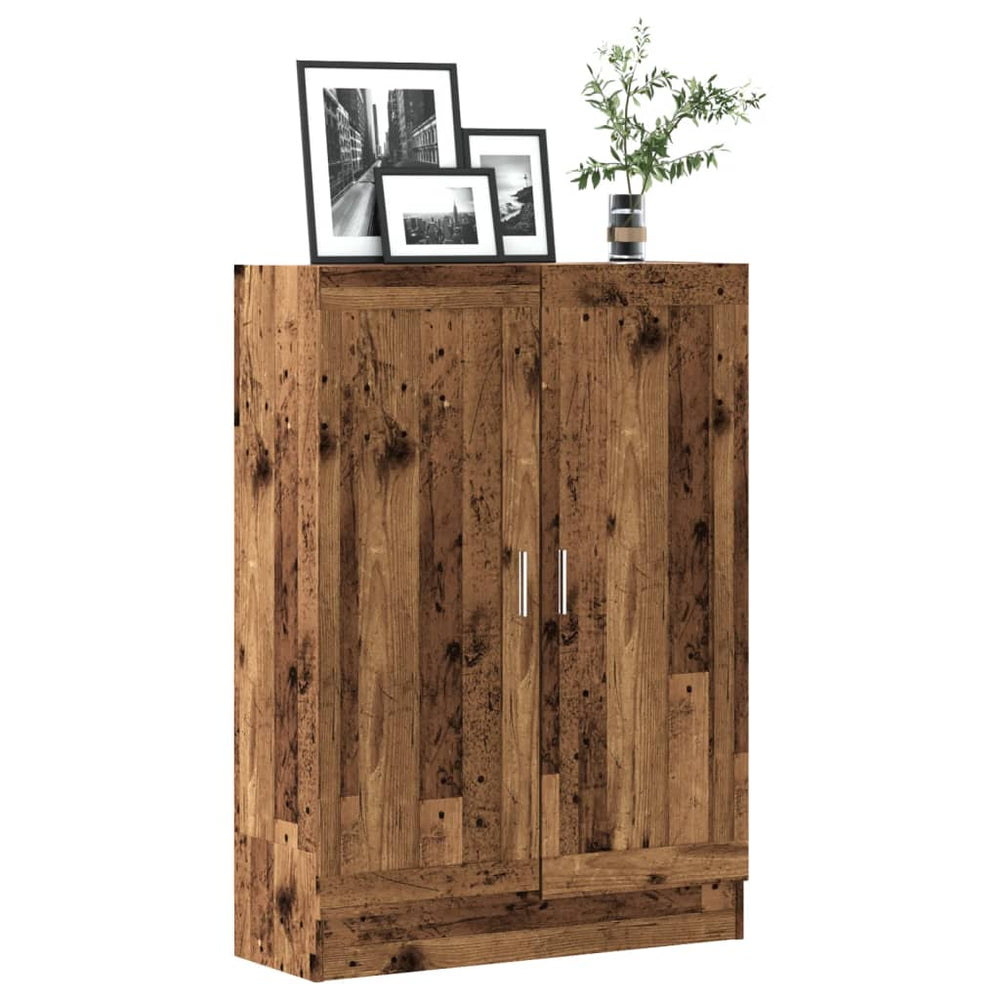 vidaXL Bookcase Reclaimed Wood Look 82.5x30.5x115 cm Engineered Wood