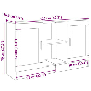 Sideboard Artisan Eiche 120 cm