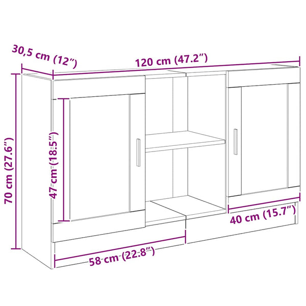 Sideboard Artisan Eiche 120 cm