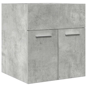 vidaXL Meuble sous-vasque gris béton 41x38,5x46 cm en bois d'ingénierie