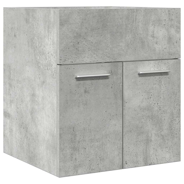 vidaXL Meuble sous-vasque gris béton 41x38,5x46 cm en bois d'ingénierie