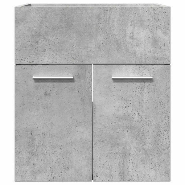 vidaXL Meuble sous-vasque gris béton 41x38,5x46 cm en bois d'ingénierie