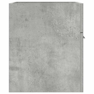 vidaXL Meuble sous-vasque gris béton 41x38,5x46 cm en bois d'ingénierie