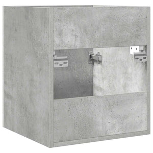 vidaXL Meuble sous-vasque gris béton 41x38,5x46 cm en bois d'ingénierie