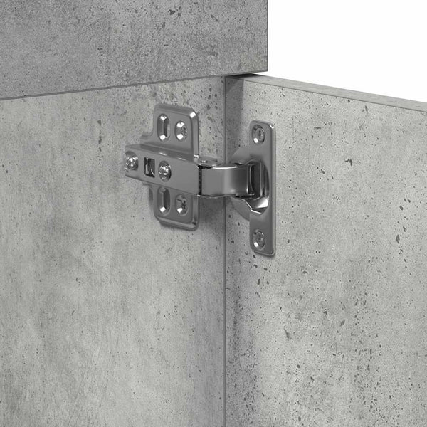 vidaXL Meuble sous-vasque gris béton 41x38,5x46 cm en bois d'ingénierie