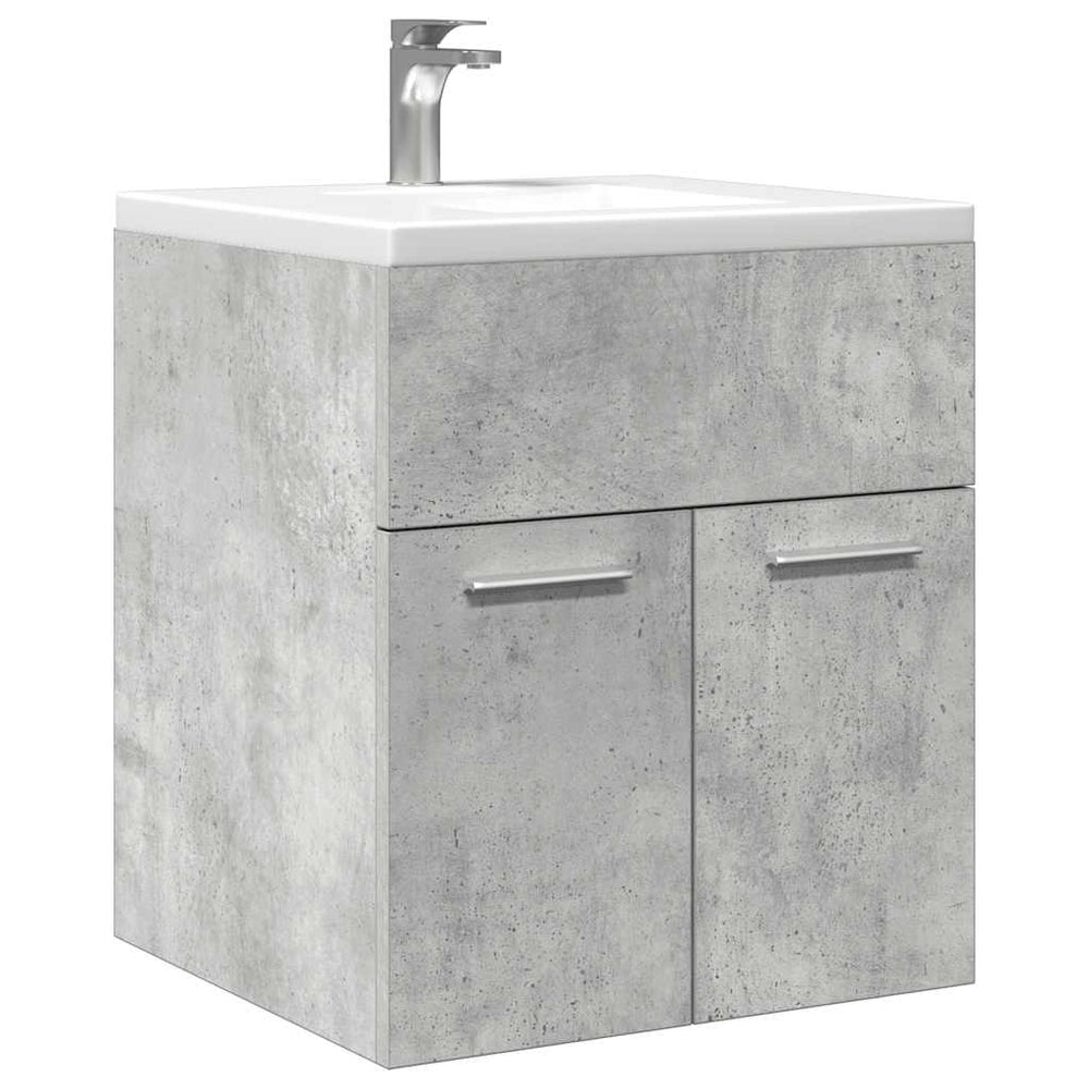 Waschbeckenschrank Betongrau 41x38,5x46 cm