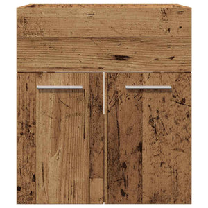 Waschbeckenschrank Altholz-Optik, 41cm