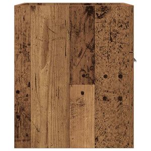 Waschbeckenschrank Altholz-Optik, 41cm