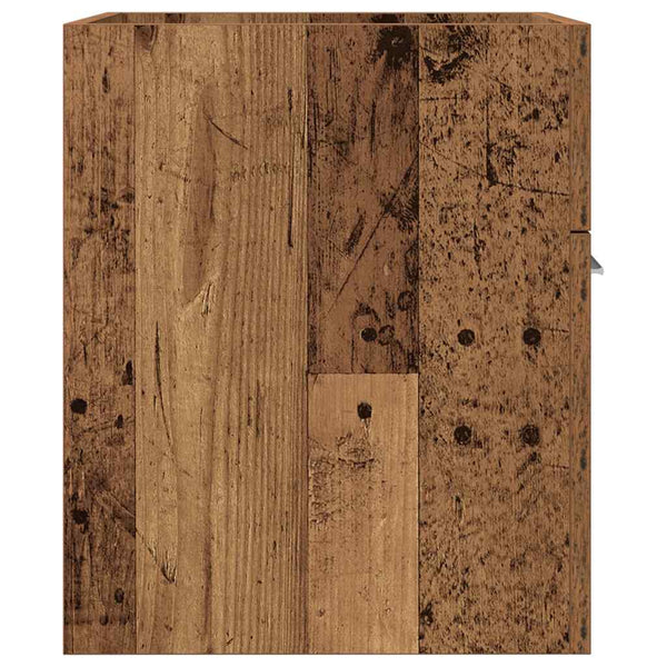 Waschbeckenschrank Altholz-Optik, 41cm