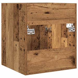 Waschbeckenschrank Altholz-Optik, 41cm