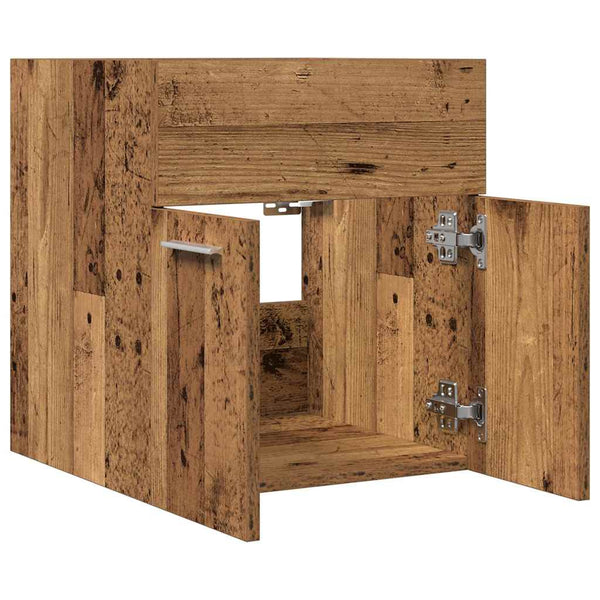 Waschbeckenschrank Altholz-Optik, 41cm
