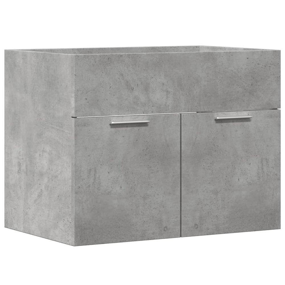 Waschbeckenunterschrank Betongrau 60 cm