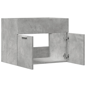 Waschbeckenunterschrank Betongrau 60 cm