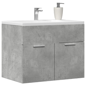 Waschbeckenunterschrank Betongrau 60 cm