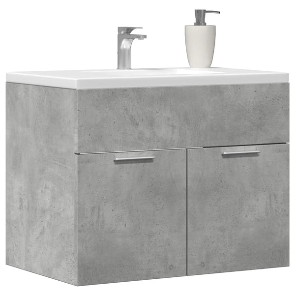 Waschbeckenunterschrank Betongrau 60 cm