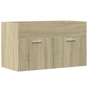 Waschbeckenunterschrank Sonoma-Eiche 80 cm
