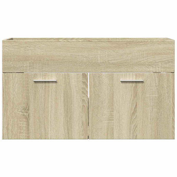 Waschbeckenunterschrank Sonoma-Eiche 80 cm