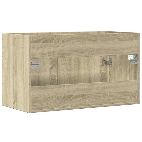 Waschbeckenunterschrank Sonoma-Eiche 80 cm