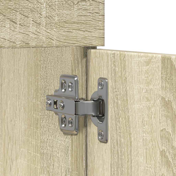 Waschbeckenunterschrank Sonoma-Eiche 80 cm