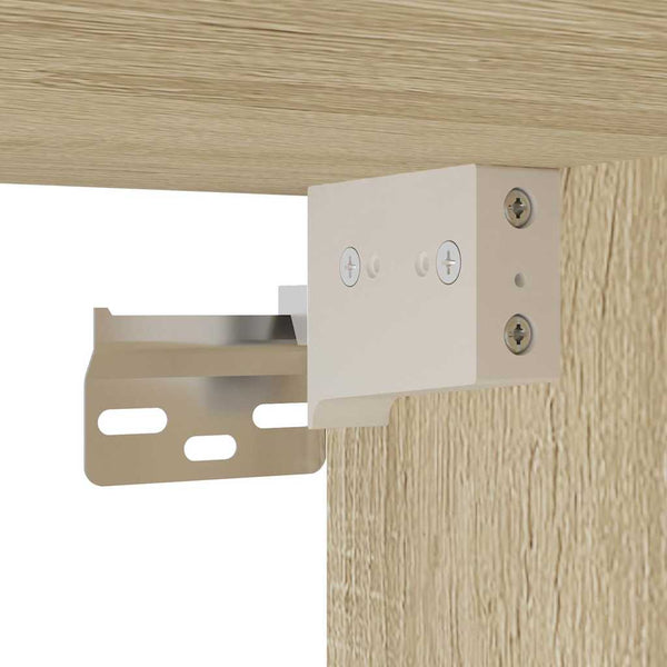 Waschbeckenunterschrank Sonoma-Eiche 80 cm