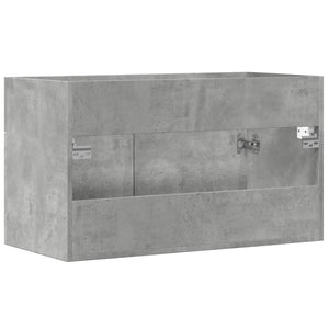 Waschbeckenunterschrank Betongrau 80 cm