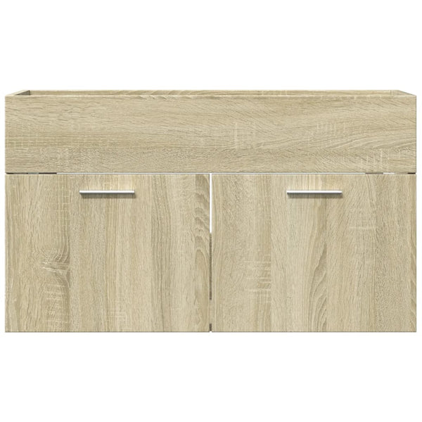 Waschbeckenunterschrank Sonoma-Eiche 90 cm