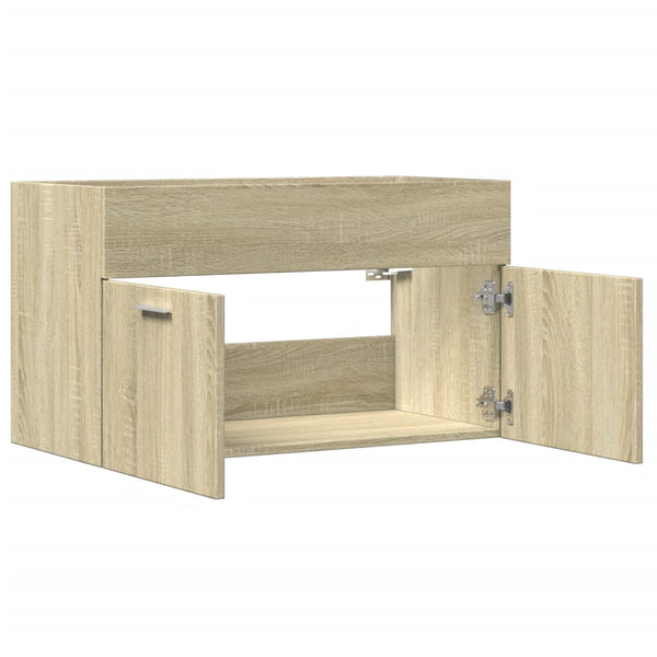 Waschbeckenunterschrank Sonoma-Eiche 90 cm