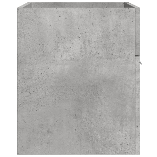 vidaXL Meuble sous lavabo gris béton 90x38,5x46 cm bois d'ingénierie