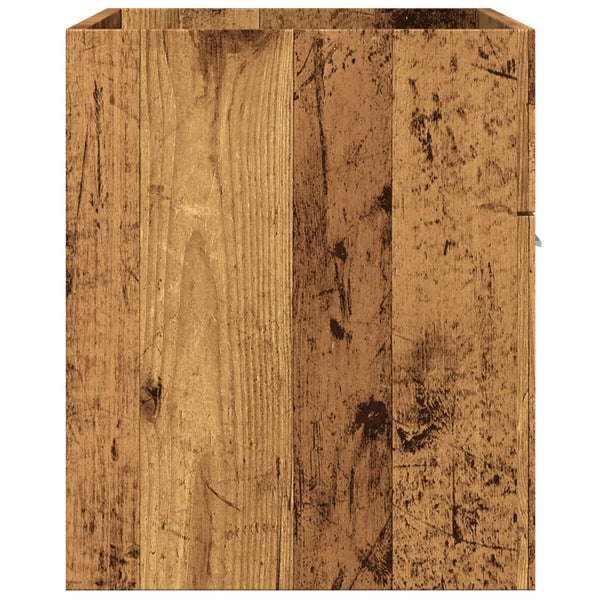 Waschbeckenunterschrank Altholz 90 cm