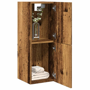 Hängeschrank Bad Altholz-Optik 30x80 cm