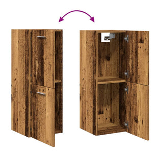 Hängeschrank Bad Altholz-Optik 30x80 cm