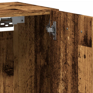 Hängeschrank Bad Altholz-Optik 30x80 cm