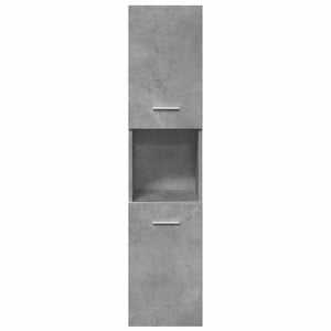 Betongrauer Hänge-Badezimmerschrank 30x130 cm