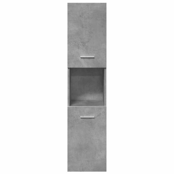 Betongrauer Hänge-Badezimmerschrank 30x130 cm