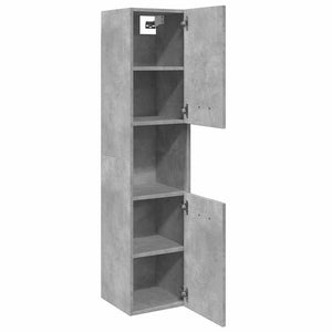 Betongrauer Hänge-Badezimmerschrank 30x130 cm