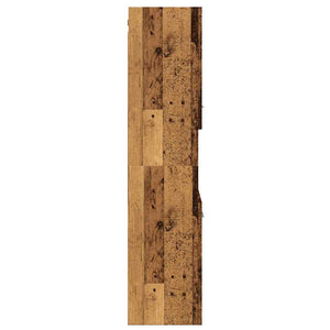 Bad-Hängeschrank Altholz-Optik 30x30x130 cm