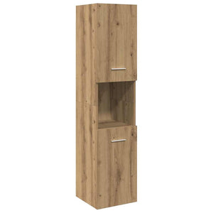 Bad-Hängeschrank Artisan-Eiche 30x30x130 cm