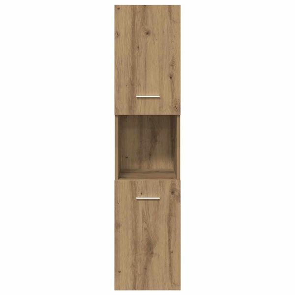 Bad-Hängeschrank Artisan-Eiche 30x30x130 cm