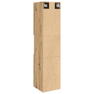 Bad-Hängeschrank Artisan-Eiche 30x30x130 cm
