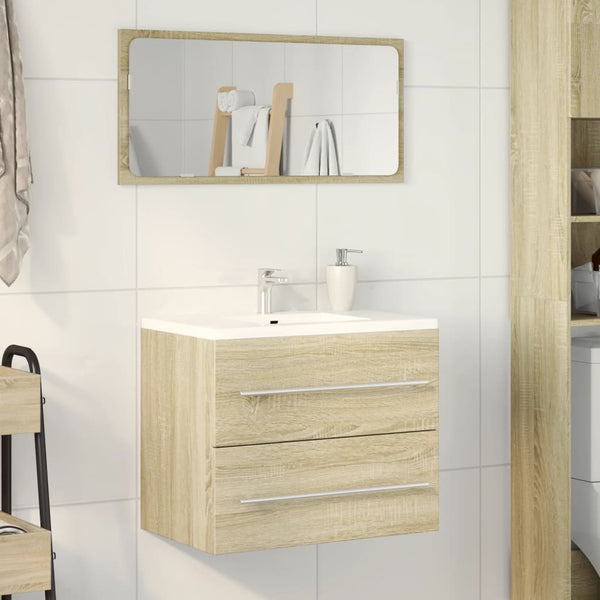 Waschbeckenunterschrank Sonoma-Eiche 60cm