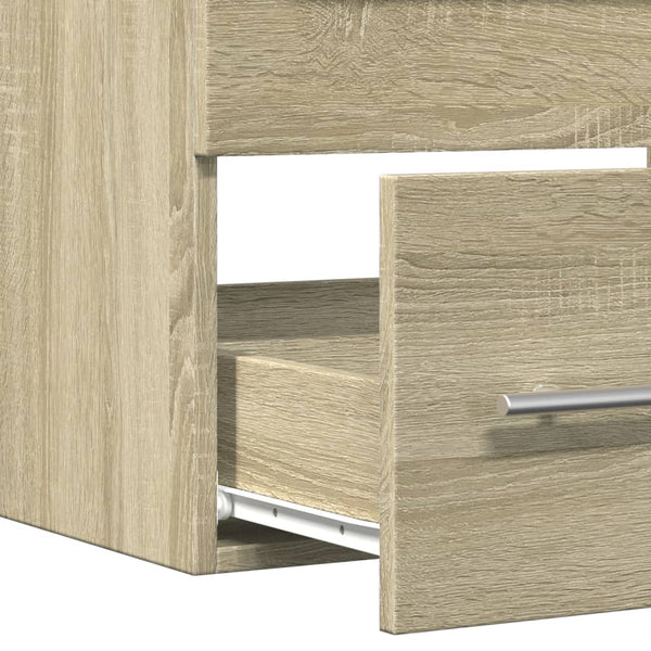 Waschbeckenunterschrank Sonoma-Eiche 60cm
