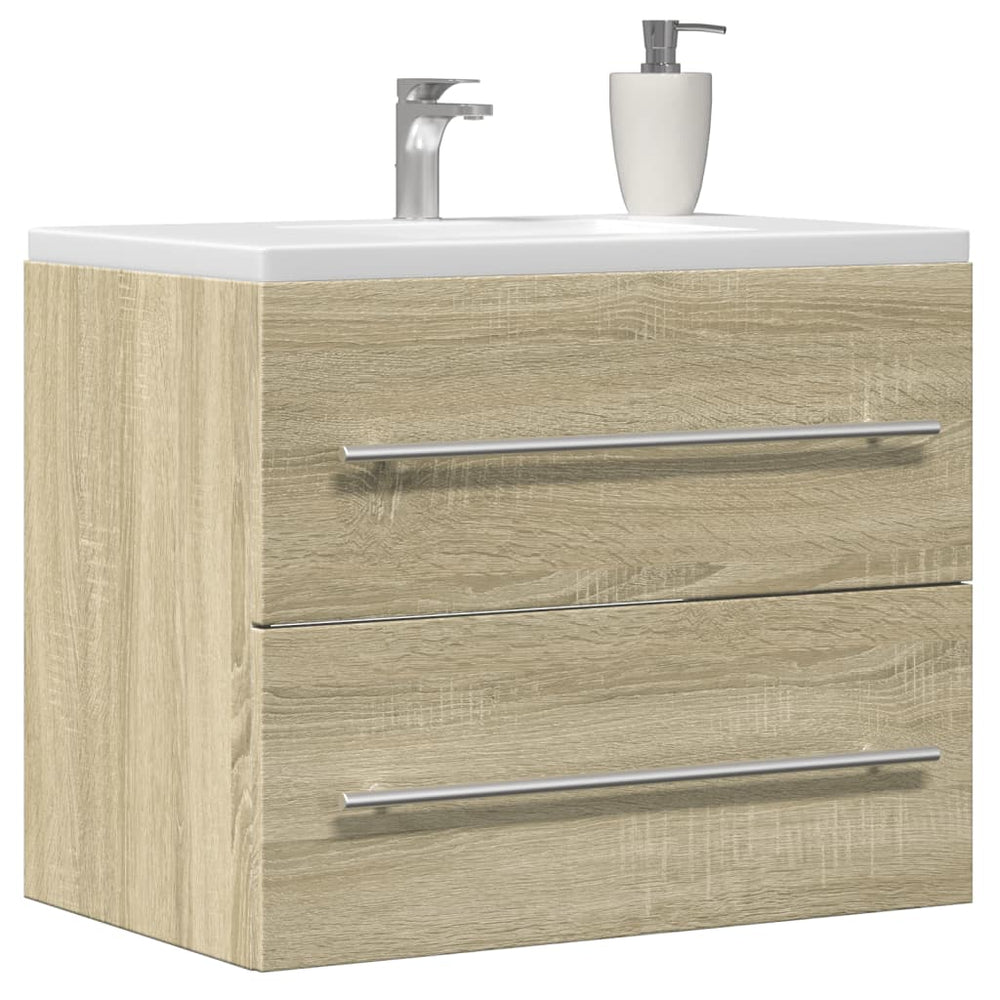 Waschbeckenunterschrank Sonoma-Eiche 60cm
