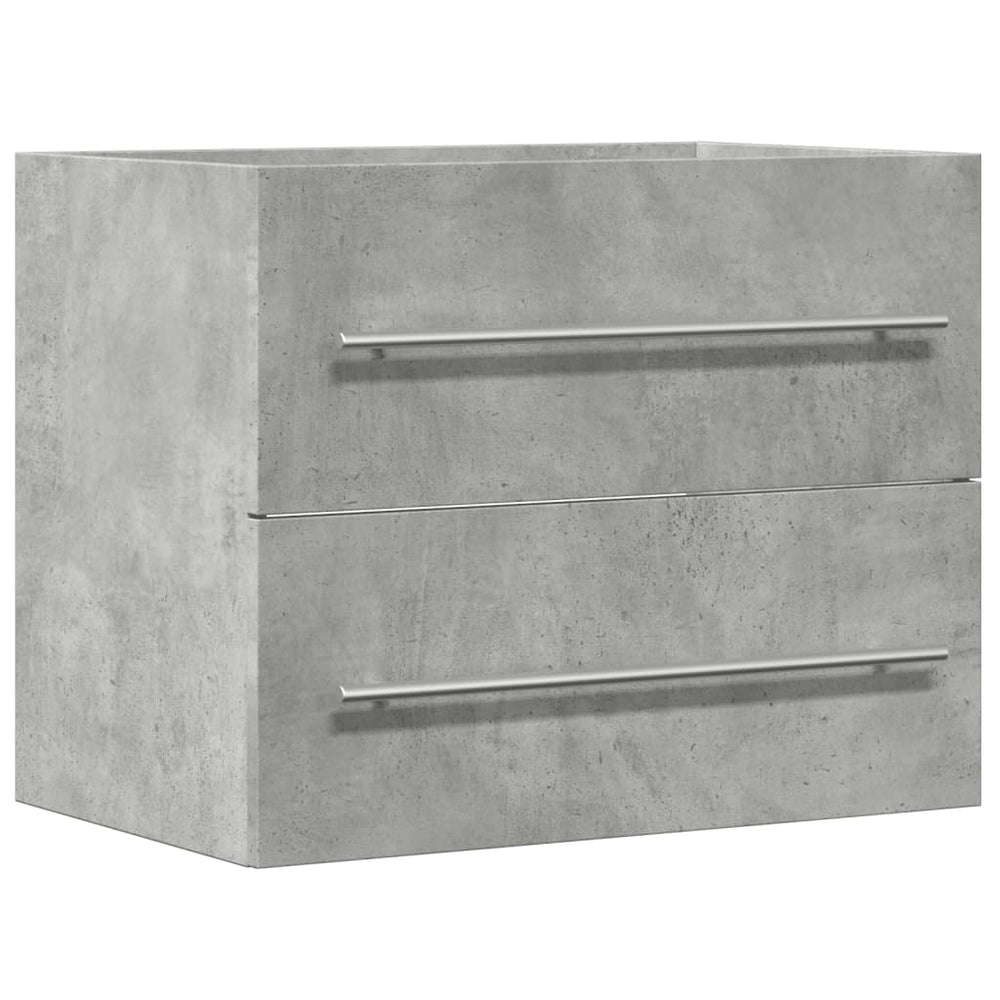 Waschbeckenunterschrank Betongrau 60 cm