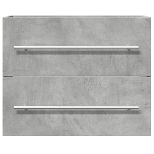 Waschbeckenunterschrank Betongrau 60 cm