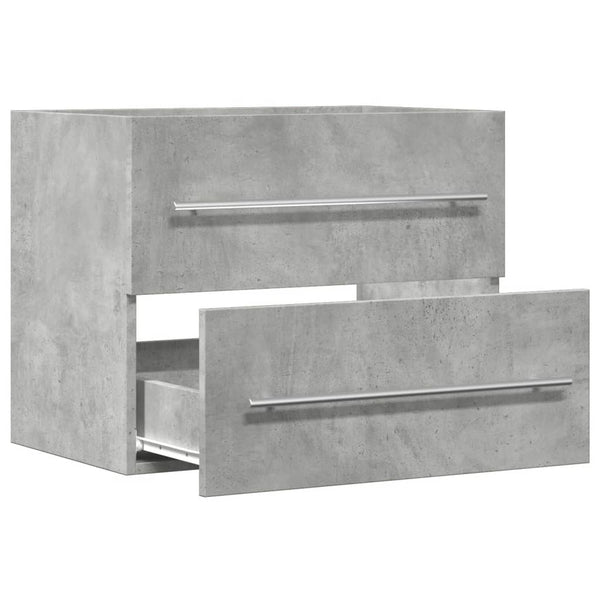 Waschbeckenunterschrank Betongrau 60 cm